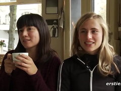 Ersties: Amateur Lesbian Couple Enjoy Hot Strap On Sex