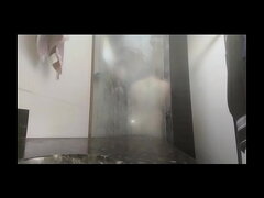 I took a shower because I was so horny last night