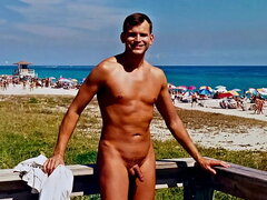 Vintage Naked in Public at Haulover Beach in Miami Beach