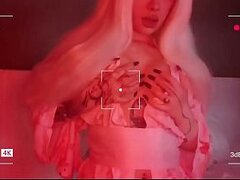 cute blonde dressed as a geisha loves to play pranks - Peachgardens