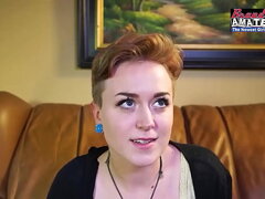 Petite Tattooed Blonde Micah Deepthroats A Big Cock And Swallows Cum!