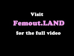 Femboi beauty loves playing with toys