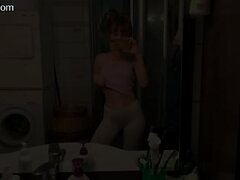 LifeStyle Femdom Part 3 Kira In Sporty Leggings - Foot Gagging, Armpits Licking, Facesitting and Much More (Preview)