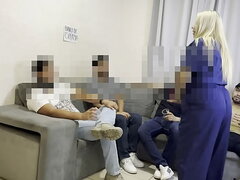 GANGBANG EN BANCO DE ESPERMA