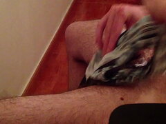 Panty rubbing and jerking